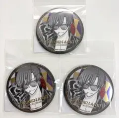桃源暗鬼　メタリック缶バッジ　朽森紫苑　秋田書店　TSUTAYA 桃源暗鬼 秋田書店ストア TSUTAYA BIGメタリック缶バッジ 朽森紫苑