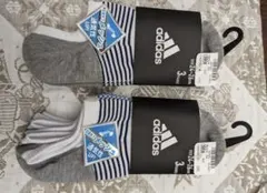 アディダス　スニーカー　ソックス　くるぶし丈　6足