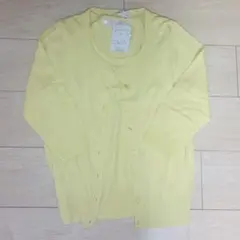 LASSÉ PASSÉ＊七分袖イエローアンサンブルトップス【未着用】