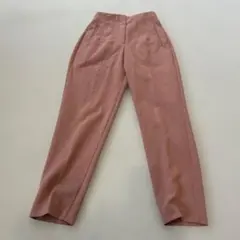 ZARA ハイウエスト スラックス ピンク XS