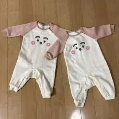 しなぷしゅ　ツーウェイ・ドレスオール 70サイズ　双子　2セット