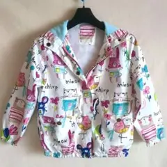 ウィンドブレーカー　女の子　薄手　ジャンパー　ブルゾン　ジャケット　120cm