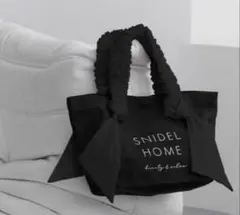 SNIDEL HOME オーガニックキャンバストート -SMALL- ブラック