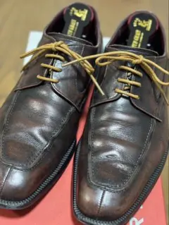 REGALリーガル　紳士革靴　焦茶色　24.5 靴紐取り替え済み
