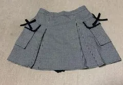 evelyn ギンガムチェック フレアスカート