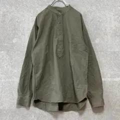 チャオパニックティピー(S)バンドカラーシャツ＊ノーカラー＊綿100％＊ゆるダボ
