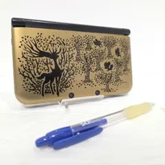 【185】ニンテンドー3DSLL　ポケセン限定プレミアムゴールド【正常動作品】