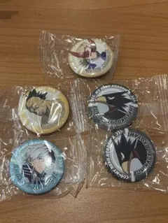 ヒロアカ くら寿司 缶バッジセット