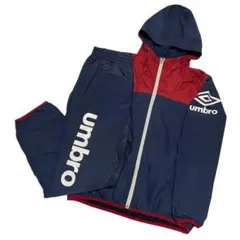 umbro セットアップ 上下 ウィンドブレーカー デカロゴ アンブロ