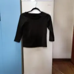 黒いヒ－トテック(裏起毛付)