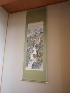 掛軸 酒井 忠景 朝顔の図 - メルカリ