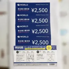 2026年最新】ワールド 株主優待の人気アイテム - メルカリ