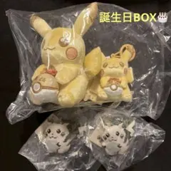 【新品未使用】はじまりのピカチュウ30周年ぬいぐるみ 4点セット お誕生日BOX