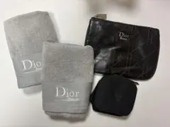 ディオール ノベルティーセット Dior タオル 化粧ポーチ