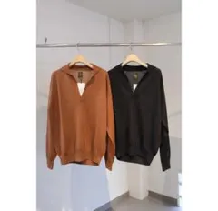 LOFTMAN別注 BATONER バトナー ハーフジップニット4（L〜XL） - メルカリ
