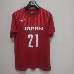MIZUNO バレーボール日本代表 ユニフォーム 黒後愛 21番のサムネイル