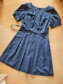 ペイトンプレイス　ワンピース　ドット柄