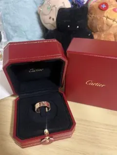 Cartier LOVE ウェディングリング ピンクゴールド 2点セット - メルカリ
