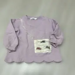 SLAP SLIP ラベンダー トレーナー 100