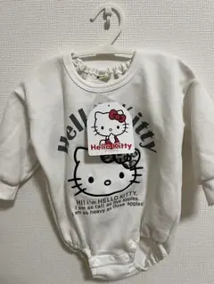 ロンパース キティ　80 バースデイ　ヒョウ柄　長袖　ハローキティ