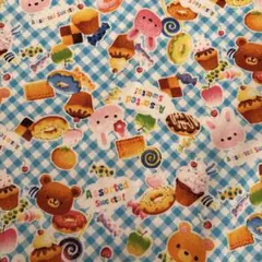 Assorted Sweets チェック柄 生地 手芸素材