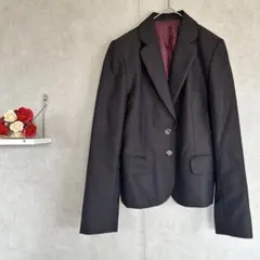 『HANABISHI』　黒のテーラードジャケット　スーツ　S-Mサイズ相当