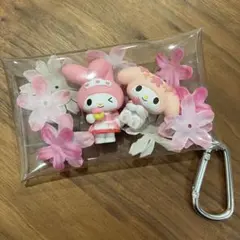 ガチャガチャ 詰め合わせ マイメロディ フラワー ピンク 推し活