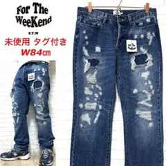 【未使用タグ付き】 FTW CRUSH RETAIR クラッシュ リペアジーンズのサムネイル