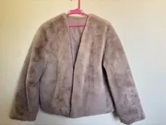モカファーコート Sサイズ GRL