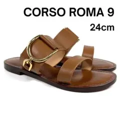 【CORSO ROMA 9】コルソローマノーヴェ（24cm） サンダル レザーのサムネイル
