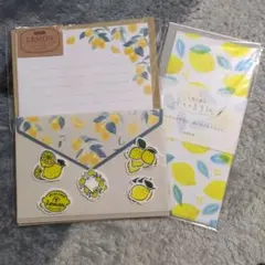 レモン柄レターセット＆シール
