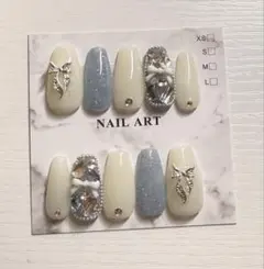 埋めつくしデザインネイルチップ
