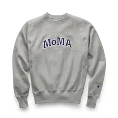 Champion クルーネックスウェット　MoMA グレー S チャンピオン