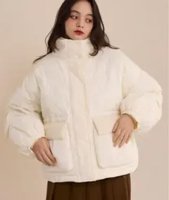 padding rib blouson/中綿リブブルゾン