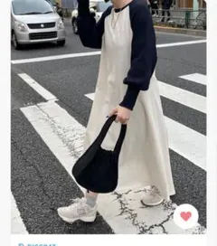 DISCOAT ラグランワンピース