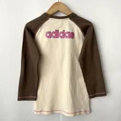 y2k 00s adidas アディダス ラグラン カットソー 七分袖 M