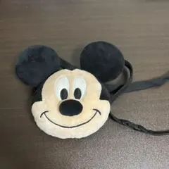ミッキーマウス顔型ポーチ