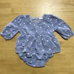 petit main　ハート柄ロンパース　80サイズ