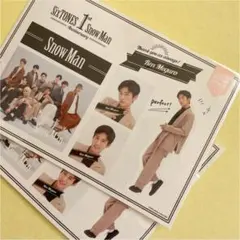 SnowMan　目黒蓮　ステッカーセット　スノスト1周年記念