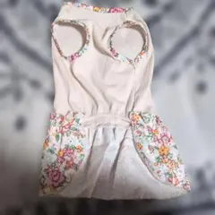 犬服 フラワースカート付きXL