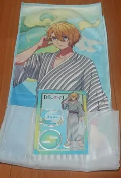 極楽湯 推しの子 アクリルスタンド タオル アクア