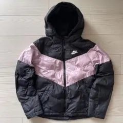 ナイキ　ナイロンジャケット　中綿　アウター　プリント　古着