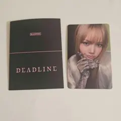 BLACKPINK DEADLINE リサ 特典 トレカ 韓国限定 ポップアップ - メルカリ