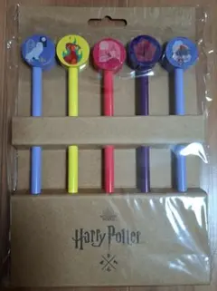 ハリー・ポッター スタジオツアー　鉛筆セット 消しゴム付き　5本