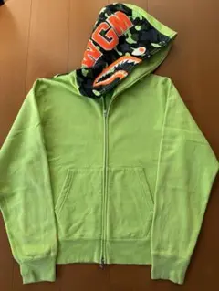 迷彩デザイン エイプ シャーク パーカー A Bathing Ape 迷彩シャークパーカー L ☆2XL☆ 1st camo yellow