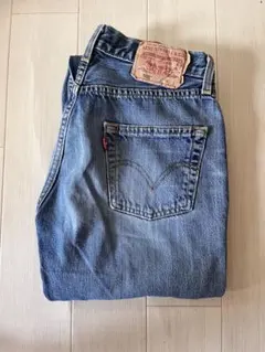 No.7392 Levi’s501 W30 L36ストレート ダメージ ジーンズのサムネイル