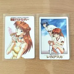 エヴァンゲリオンカード2枚　アスカラングレー