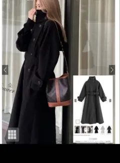 GRL 福袋　2026 フェイクウールトレンチコート ze783 　グレイル　L