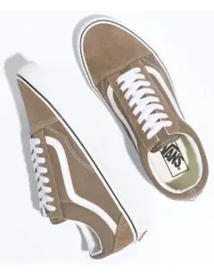 27.5cm 【vans】US企画　ブラウン×ホワイト　オールドスクール