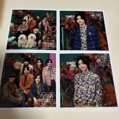 共通&渋谷店限定★なにわ男子　ましかくフォト　Classic★集合+道枝くん4枚
